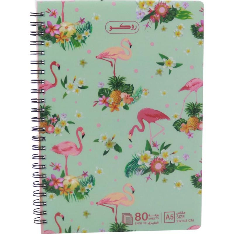 Notebook 19 X 26 cm Spiral - Grid 100 Sheets