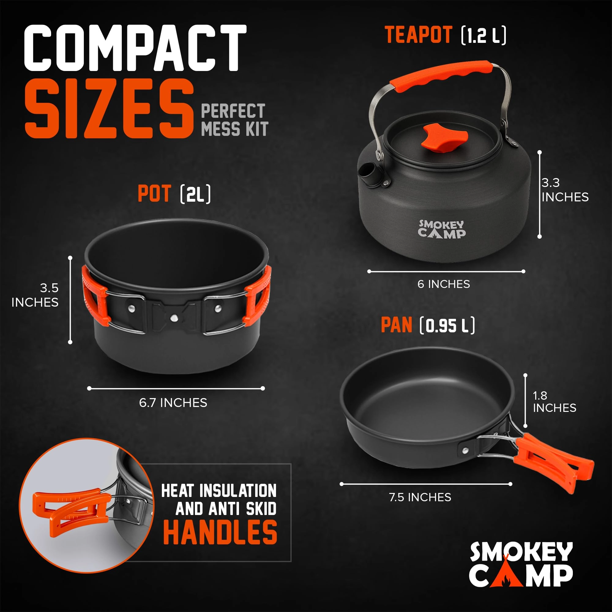 Camping Cookware Mess Kit - 11 piece(s)