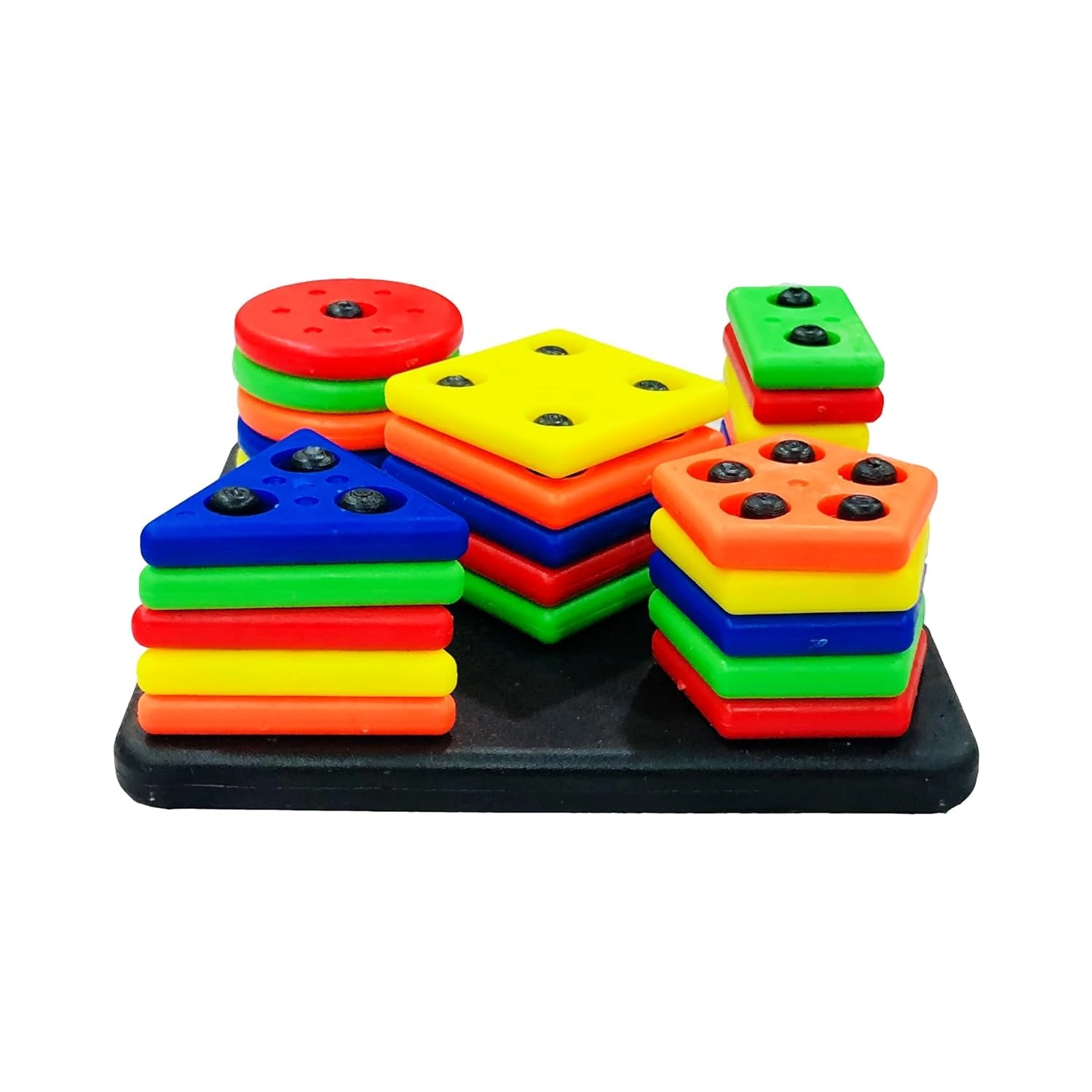 Shape Sorting Stacking Train - 3 Years And Up 1 Piece