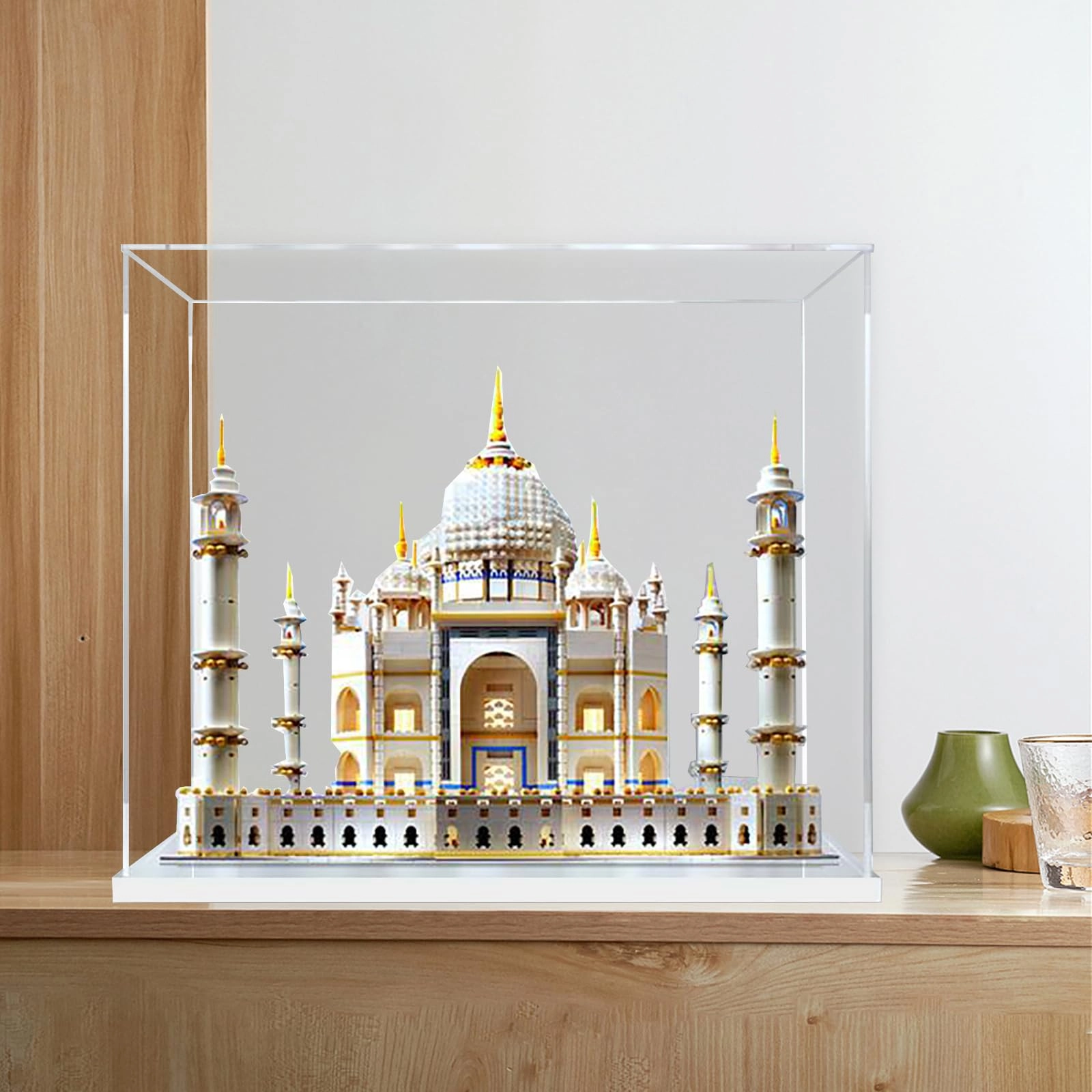 China Acrylic Display Case - 54 x 54 x 45 cm White Base