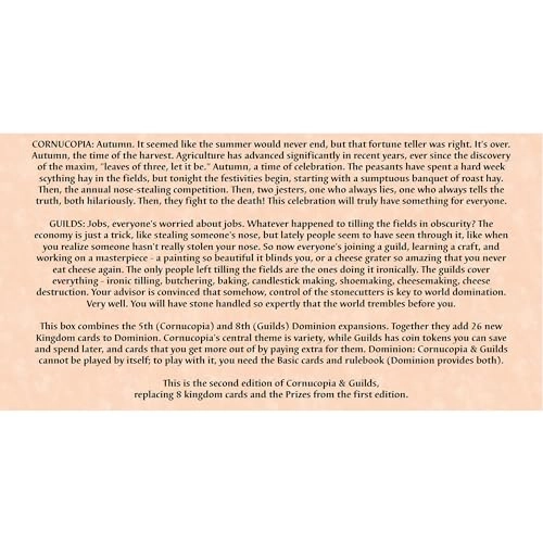 Dominion Cornucopia & Guilds - Expansion Time of The Harvest