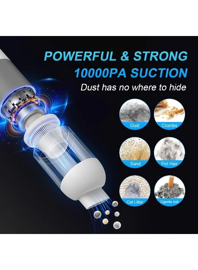 2 in 1 Car Vacuum & Air Duster - 4000mAh