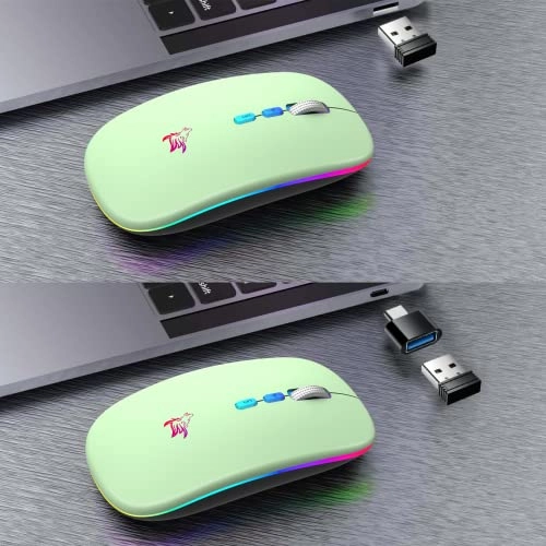 LED Slim Rechargeable Mouse - Wireless
