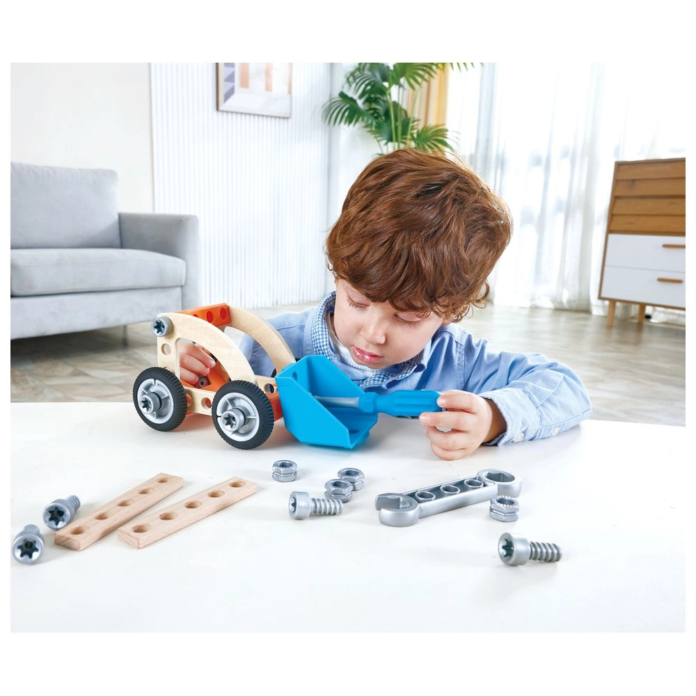 Build 'n' Drive Wooden Car Set - 37pcs