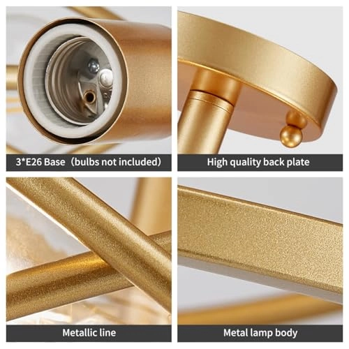 Crystal Leaf Chandelier