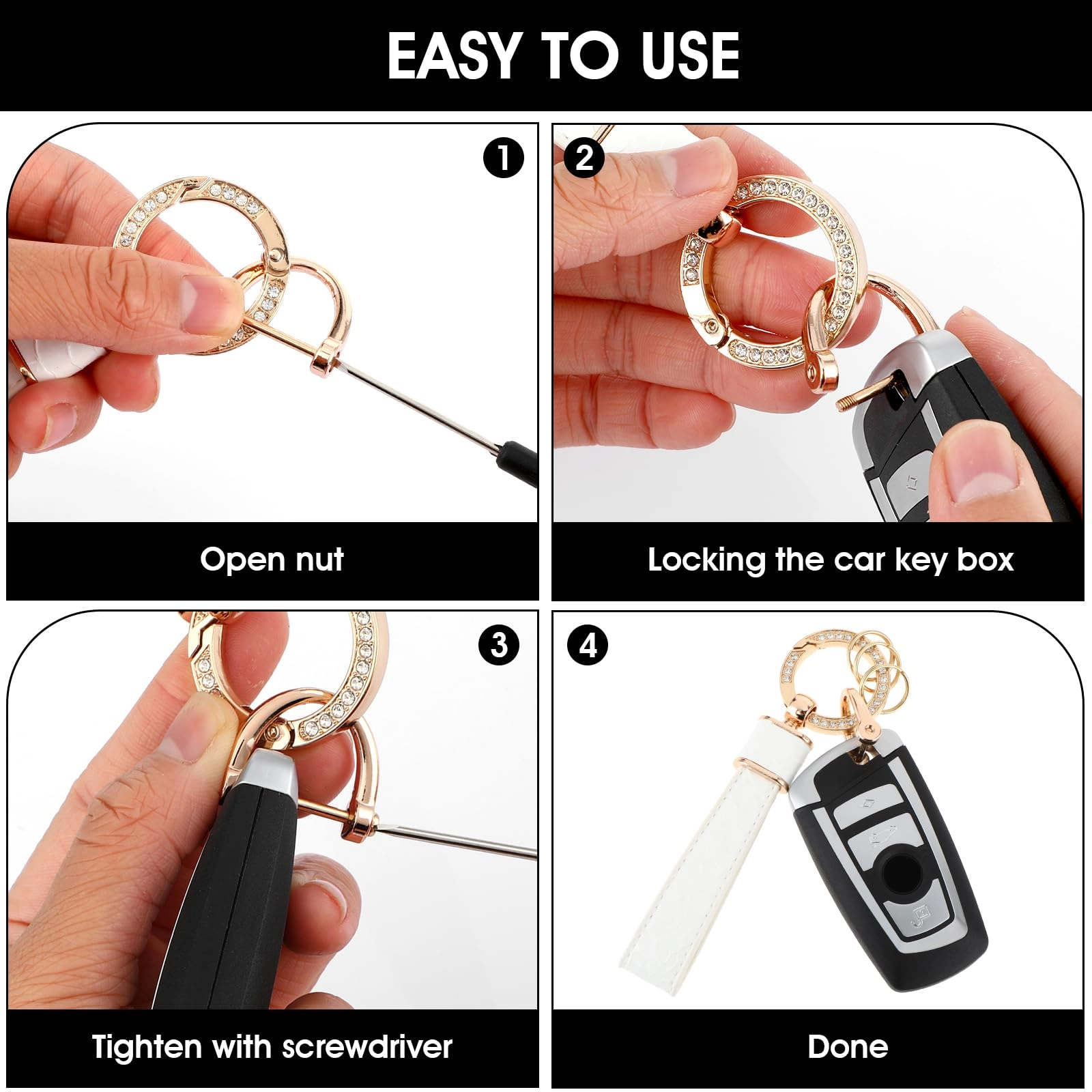 Leather Keychain - Vehicle