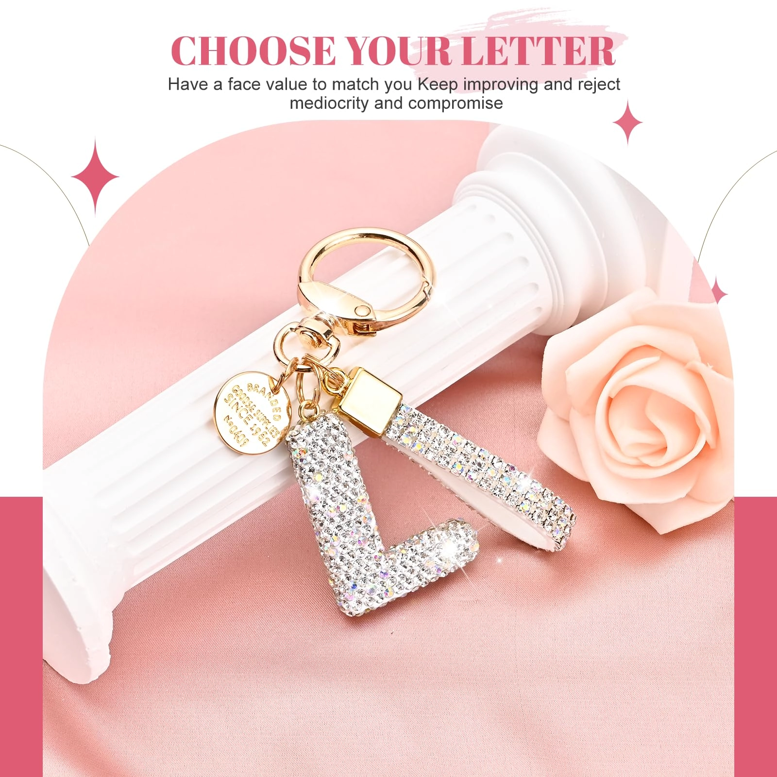 Initial Letter Keychain