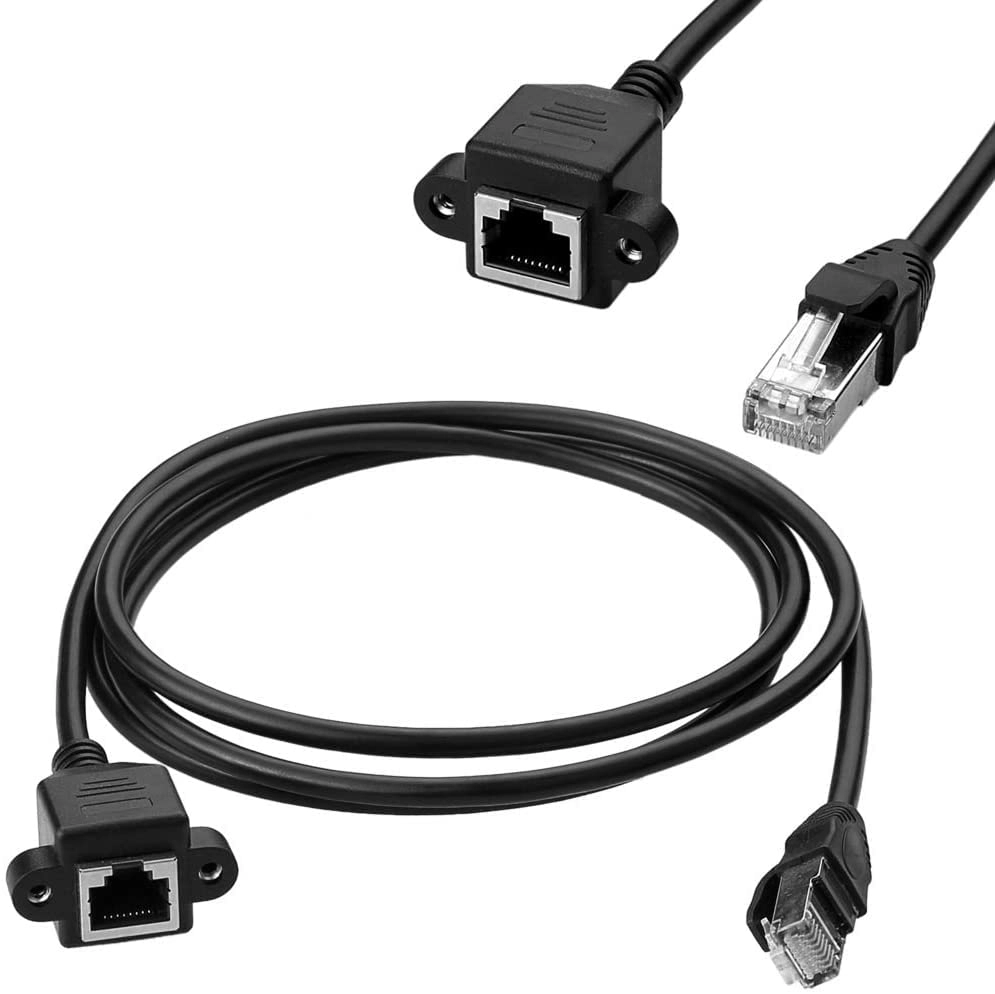 LipiWorld Rj45 Male to Female LAN Cable - 50cm Pack