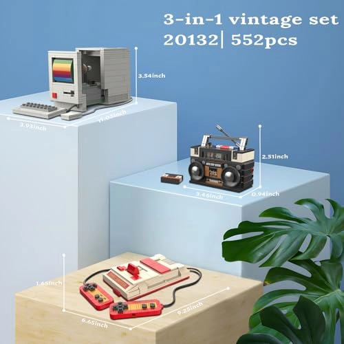 Game Console - 552 pcs + Radio + Computer