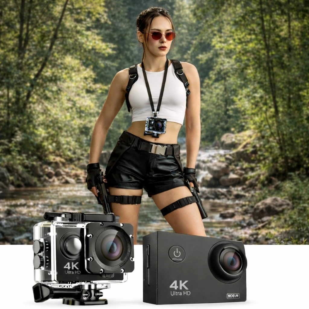 ZoTronico 4k Action Camera - 16GB 4K Bundle