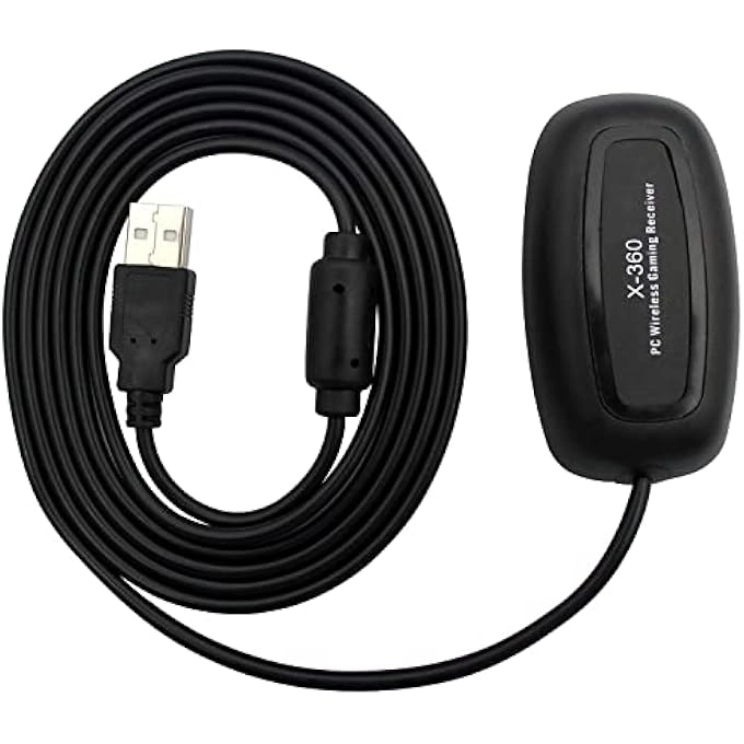 Wireless Game Controller - 2.4G 2 Controllers + USB Adapter