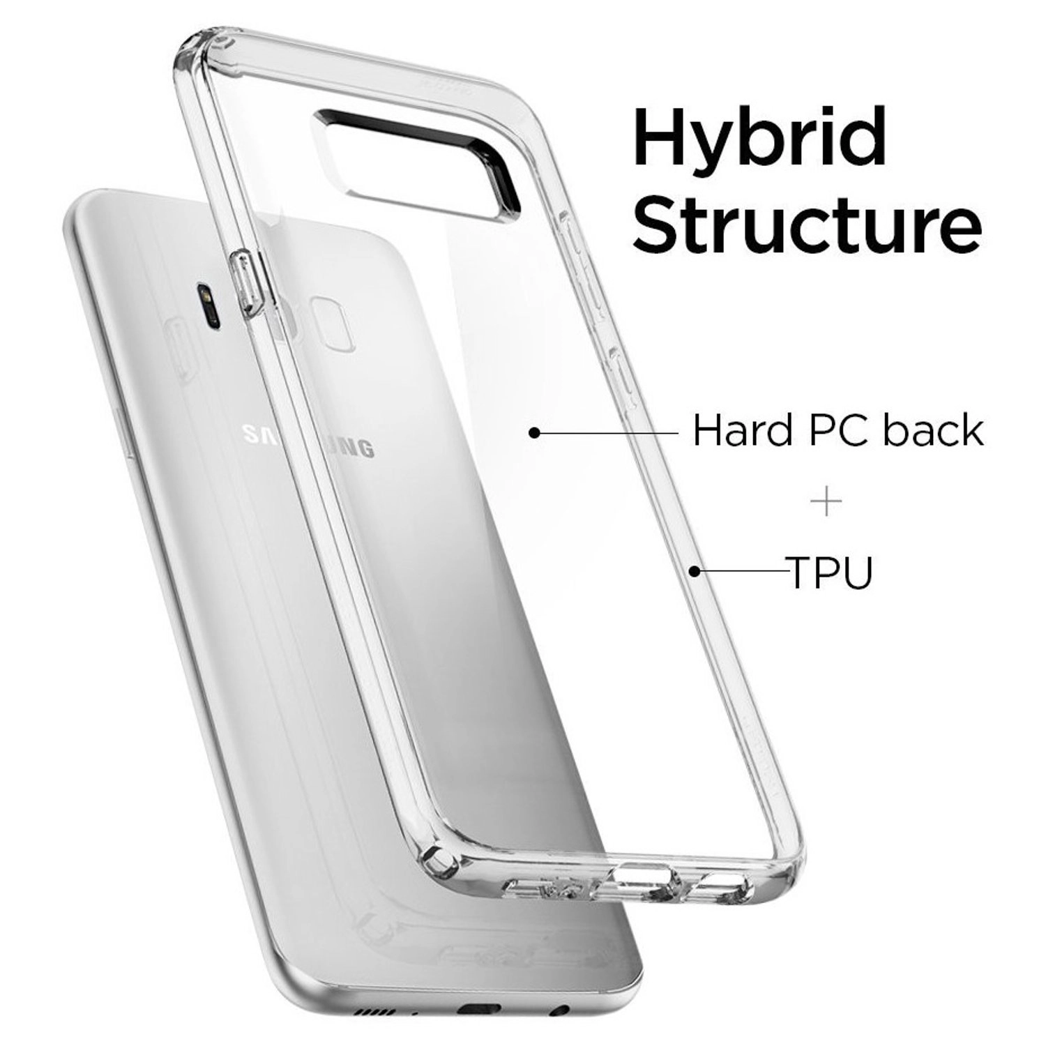 Ultra Hybrid Crystal Case for Galaxy S8