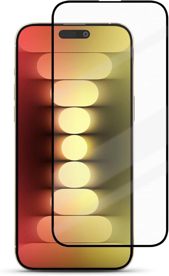 Full Coverage Tempered Glass Screen Protector for iPhone 15 Pro Max