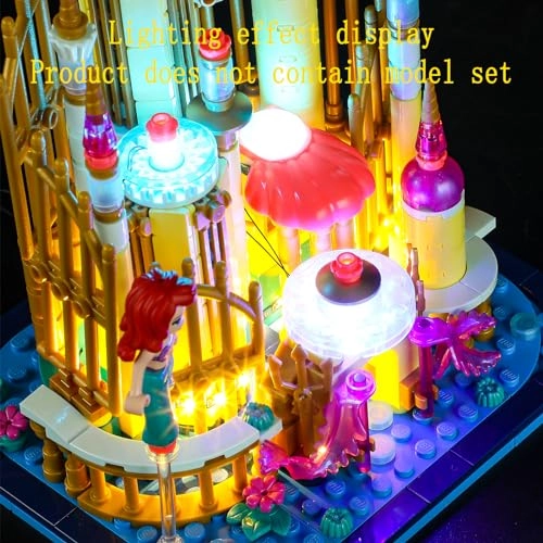 LED Light Set - Plastic Metal Ariel's Mini Castle for LEGO Ariel's Mini Castle 40708