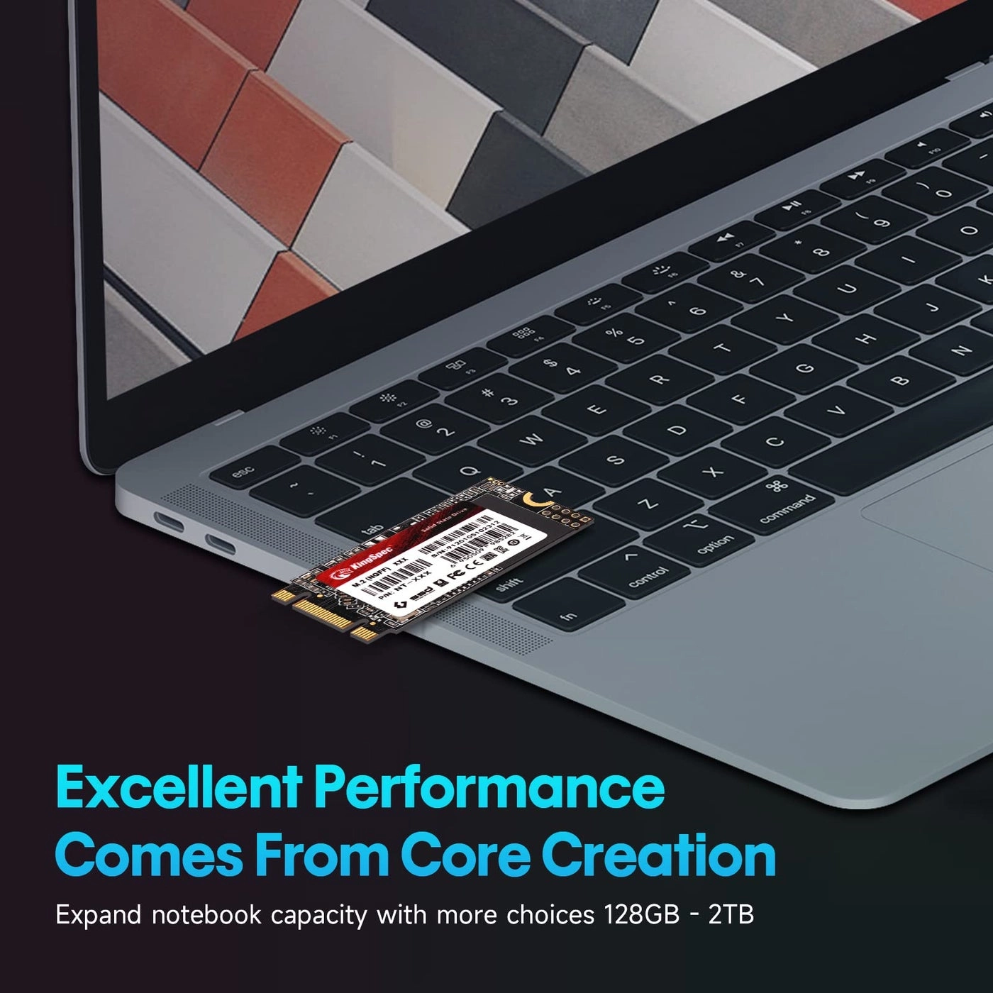 M.2 SATA SSD - 128GB 2242