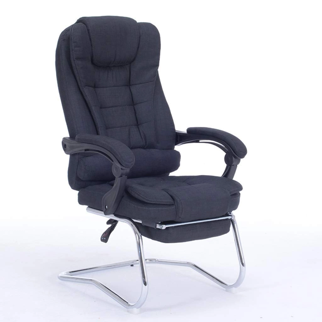 Reclining Chair - Fabric Cotton Black