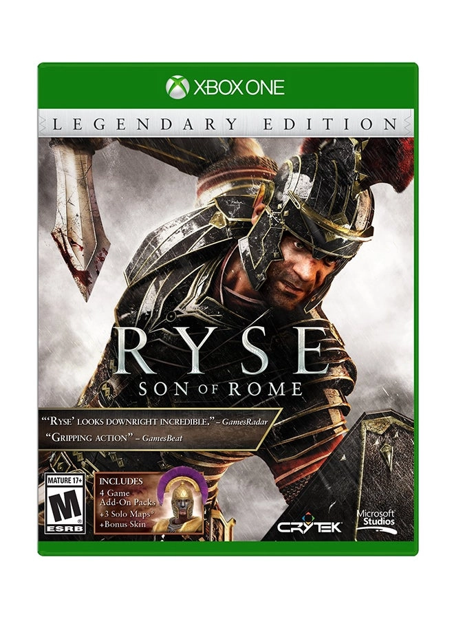 Microsoft Ryse Son Of Rome Legendary Edition - Xbox One