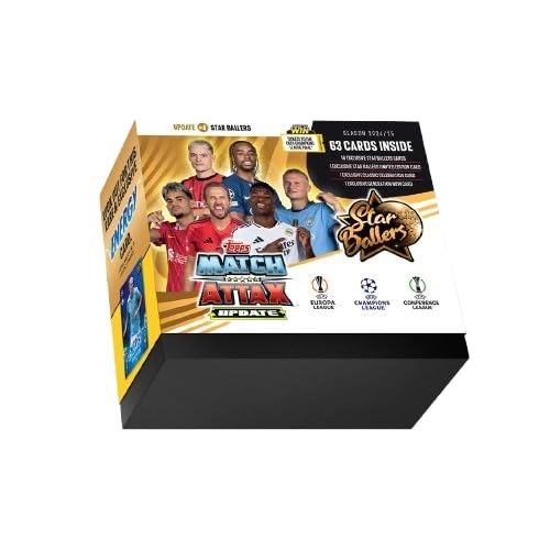 Topps UEFA Champions League Match Attax Update Collection - Snow Ballers Pack #3 63 pcs