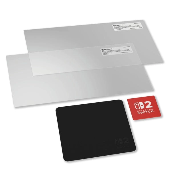 PowerA Clear Screen Protector for Nintendo Switch 2 - 2 Pack