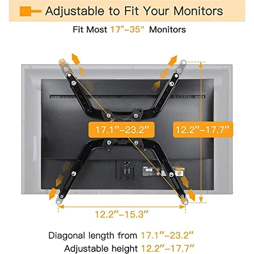 VESA Mount Adapter - 17 to 27 inches 75 x75 mm