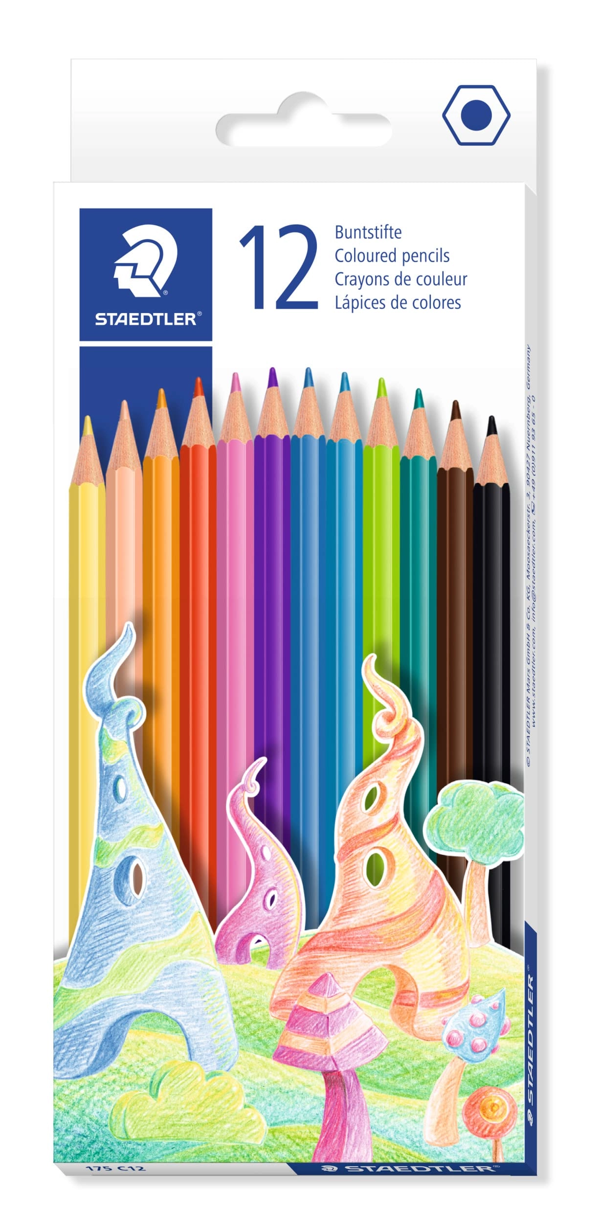 Staedtler Coloured Pencils - 12 Pcs