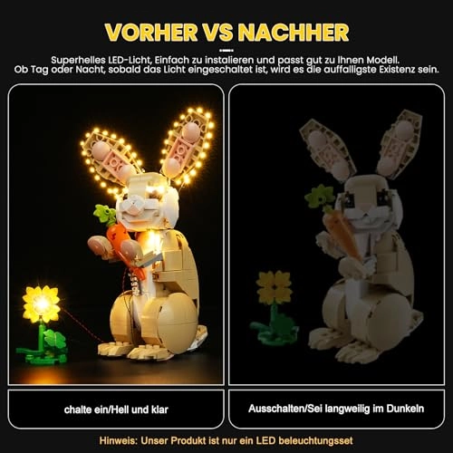 Lighting Set for Lego Creator 31162 - LED Lights Only