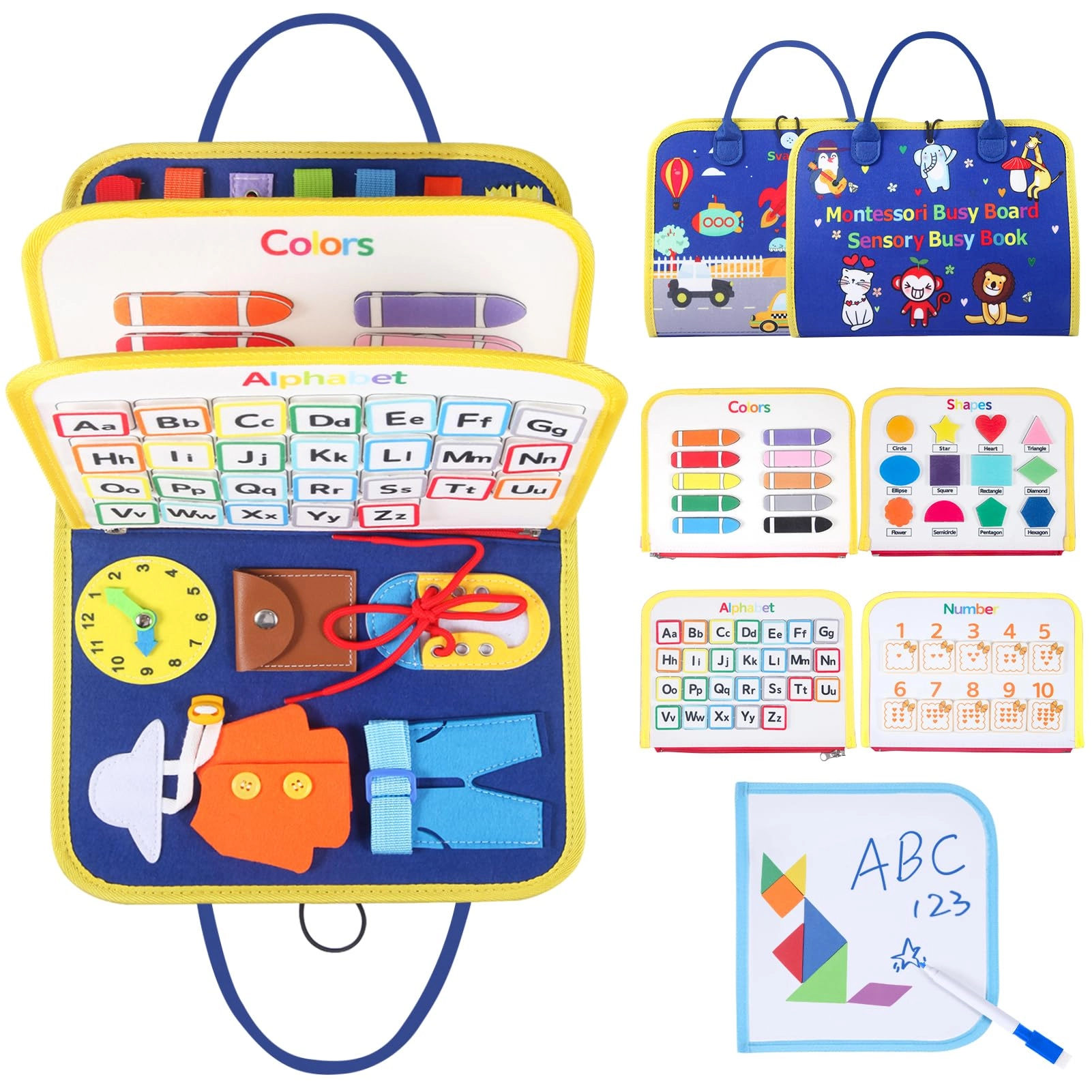 Svance Busy Board - 1 2 3 4 Year Old Toddlers
