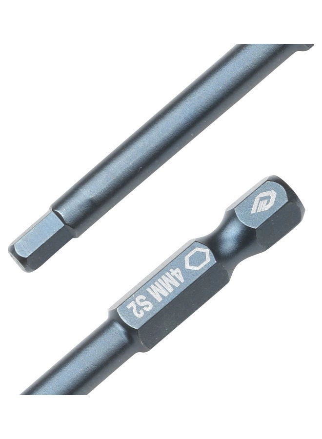 Hex Shank Magnetic Screwdriver Bit Set - 4millimeter