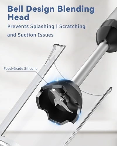 7 in 1 Immersion Blender - 500ml 800W