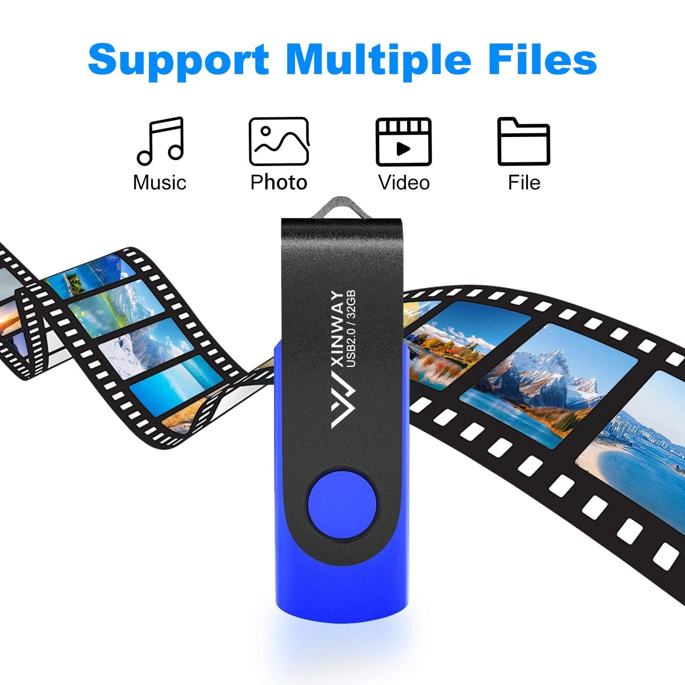 USB Flash Drive - USB 2.0 Pack 8GB