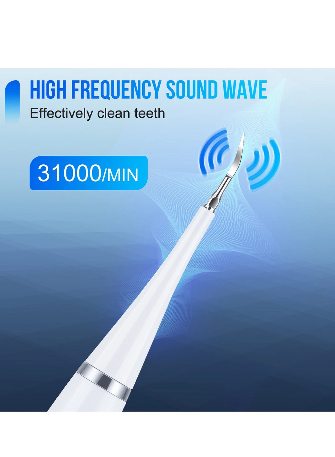 PSM brush - 6-Speed Sonic Vibration White Combo