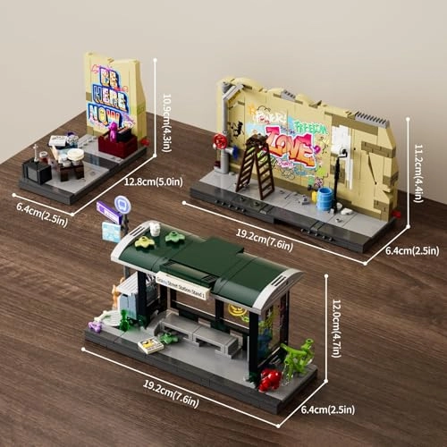 Graffiti Bus Stop - 516pcs