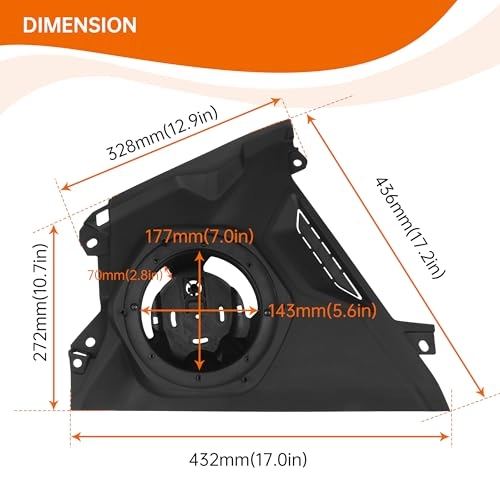 Front Dash Speaker Pods - Can-Am Maverick R 2024+