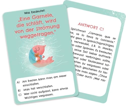 Mein tierisches Sprichwörter-Quiz - Lustiges Kartenspiel (German)