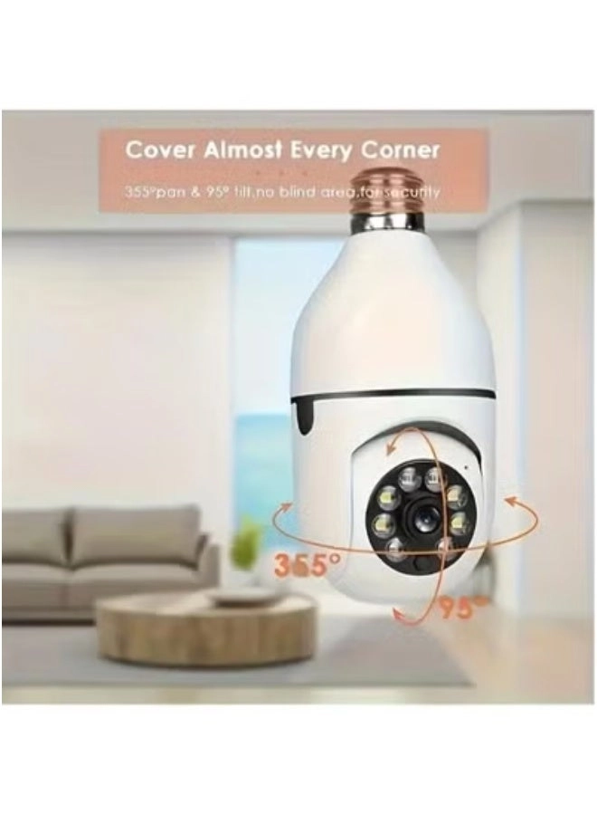 Light Bulb Security Camera 1080P