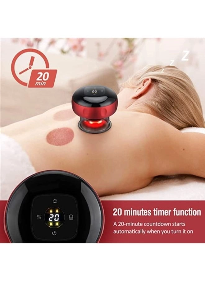 3-In-1 Electronic Cupping Therapy Massager - 12 Modes 12 Intensity Levels