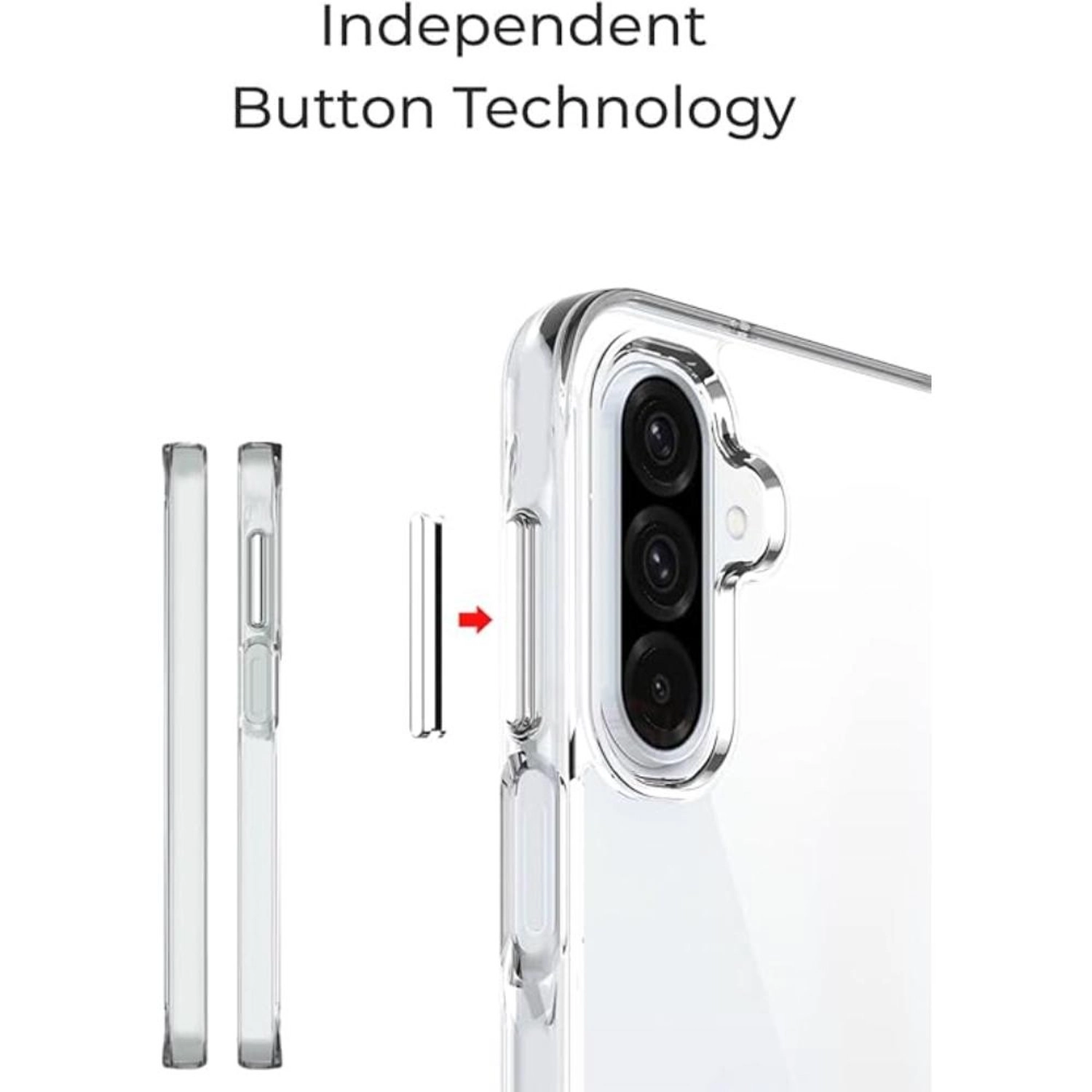 Clear case W/Screen Protector for Samsung Galaxy A26 Bundle