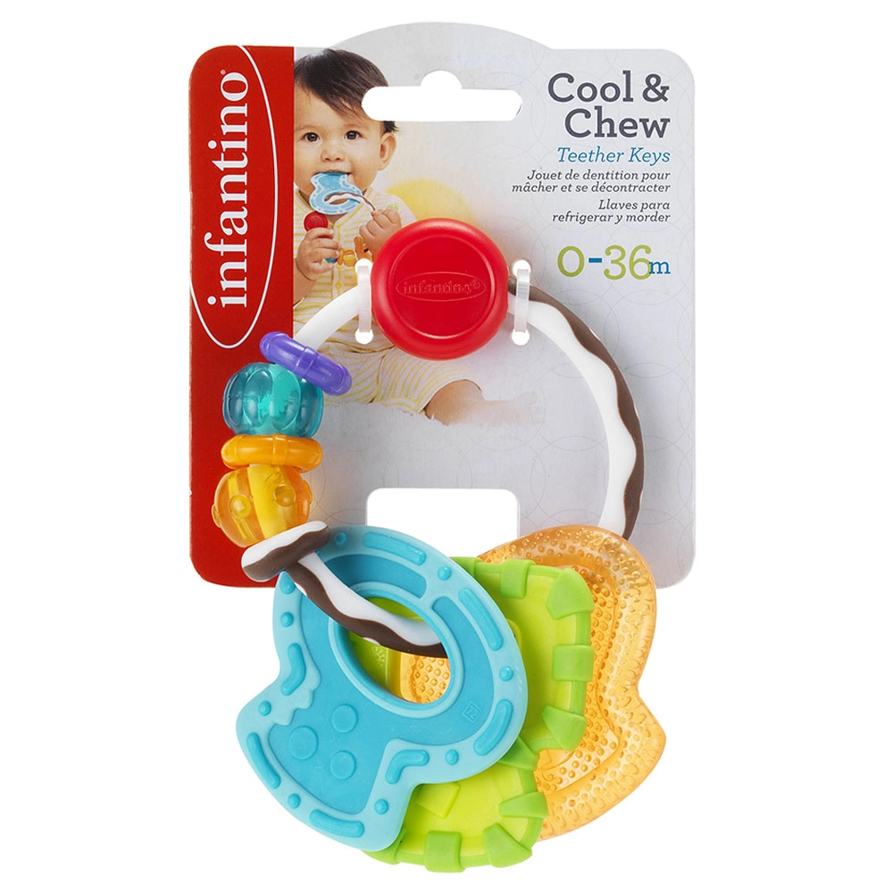 Slide & Chew Teether Keys - BPA-free Suitable for 0 month and above