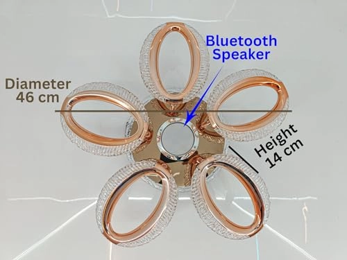 Modern Crystal LED Ceiling Light - Warm/White/Neutral Dimmable