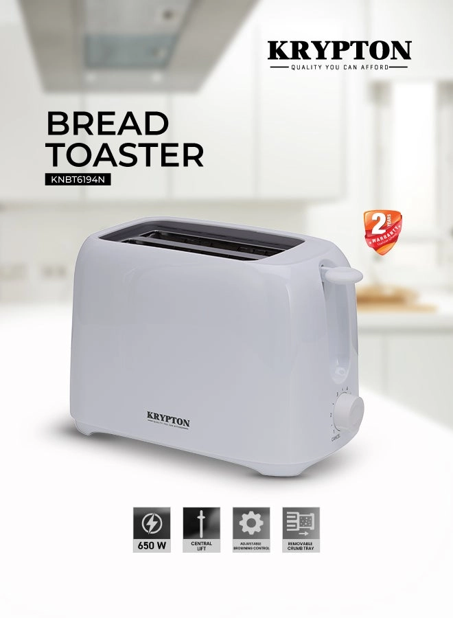 Krypton Industries Limited Pop-Up Bread Toaster - 2-Slice