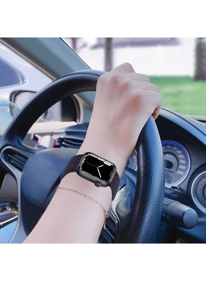 Watch Band for Apple Watch - Elastic Nylon - 38/40/41/42/44/45/49mm Hook-and-loop