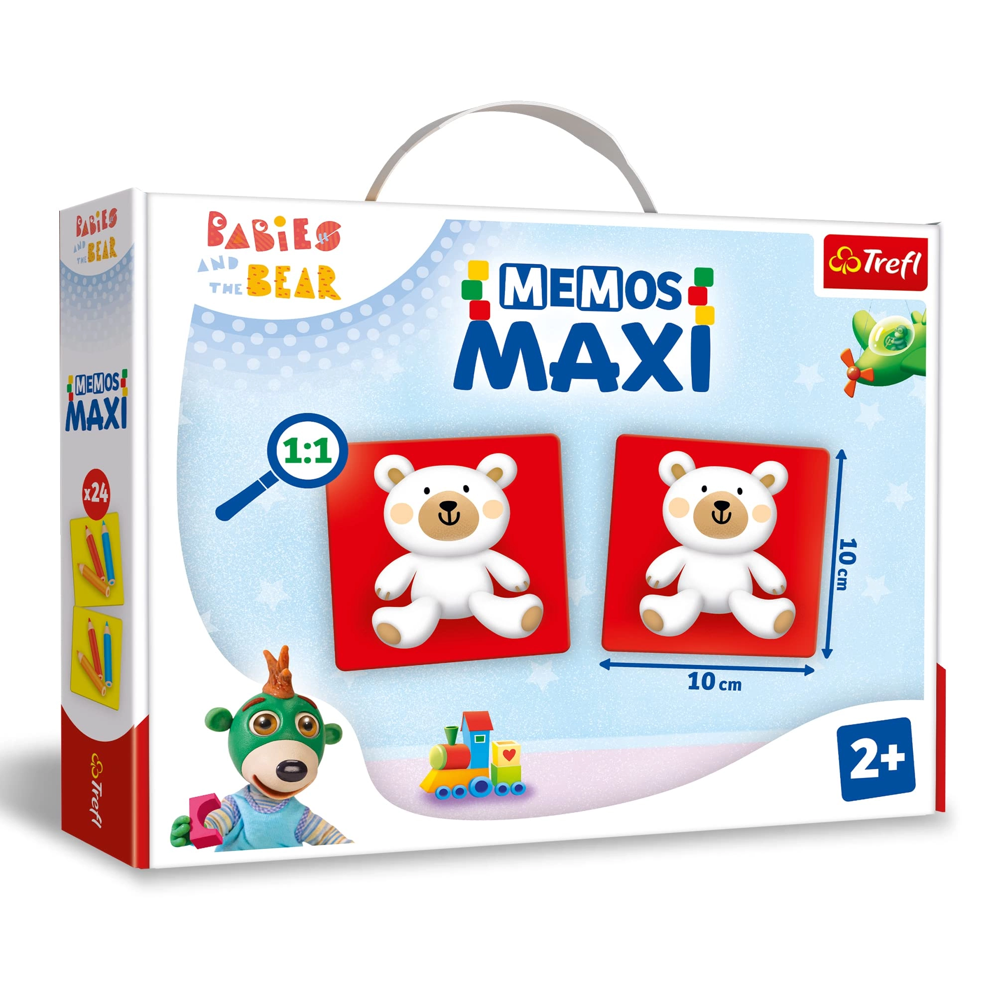 Trefl Memos Maxi Babies and Teddy - 2 years 24 pieces