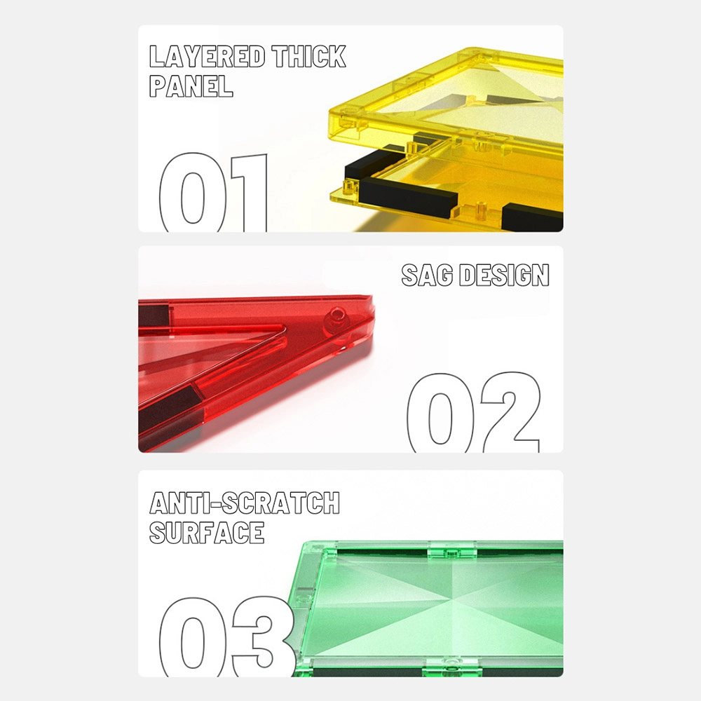 Magnetic Tiles - Warm Colors 20 pcs