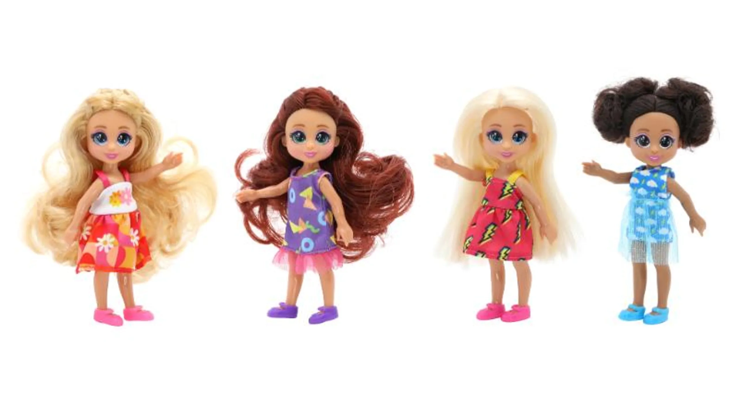 Dreameez Fairy Dolls - 12 cm 4 Assorted Ages 3+ Set