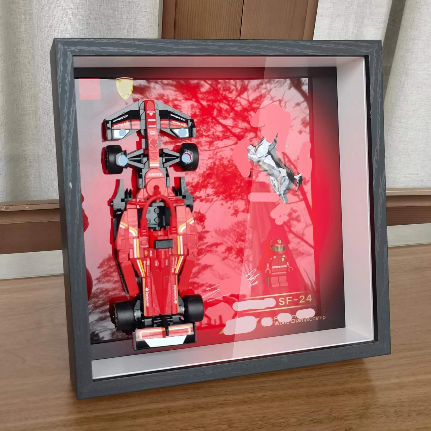 XIU SF-24 Display Frame - Speed Champions compatible Red
