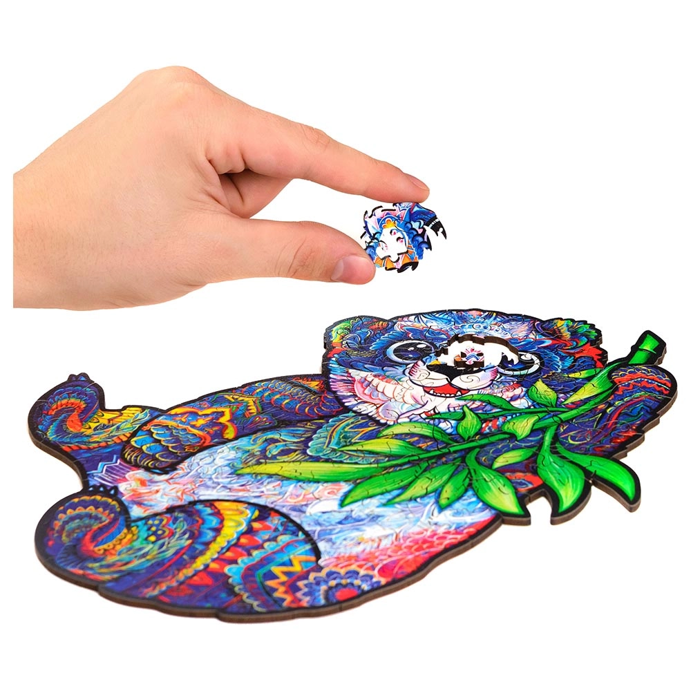 Serious Panda Wooden Puzzle (4107390-PANDA_S) - 110 pcs