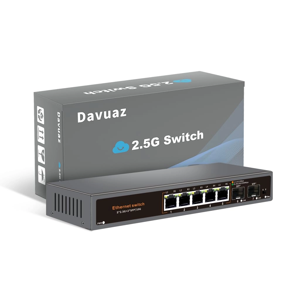 Davuaz Da-K7502WS - 5-ports