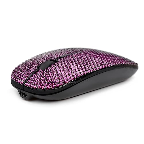 Crystal Rhinestone Wireless Mouse - wireless