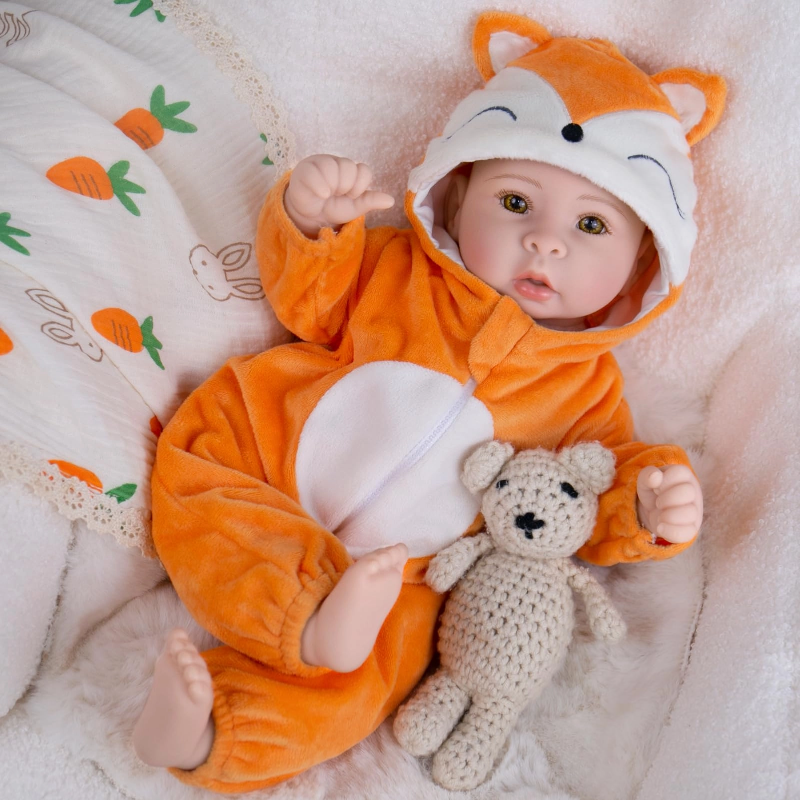 Real Life Baby Dolls - 17 inches Vinyl Soft Cloth Body Ages 3+