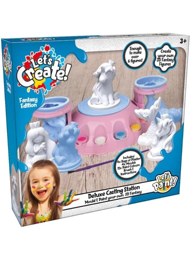 Sambro Deluxe Casting Station - Fantasy Edition 4x Moulds 12x Paints